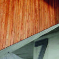 Revestimiento para exterior de madera maciza